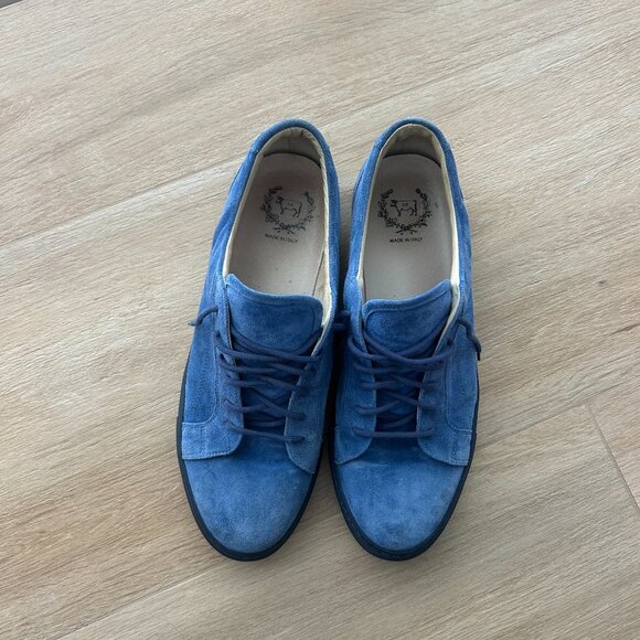 Del Toro Men's Blue Suede Sneakers (Size 13 / EU 46) - Picture 2 of 7